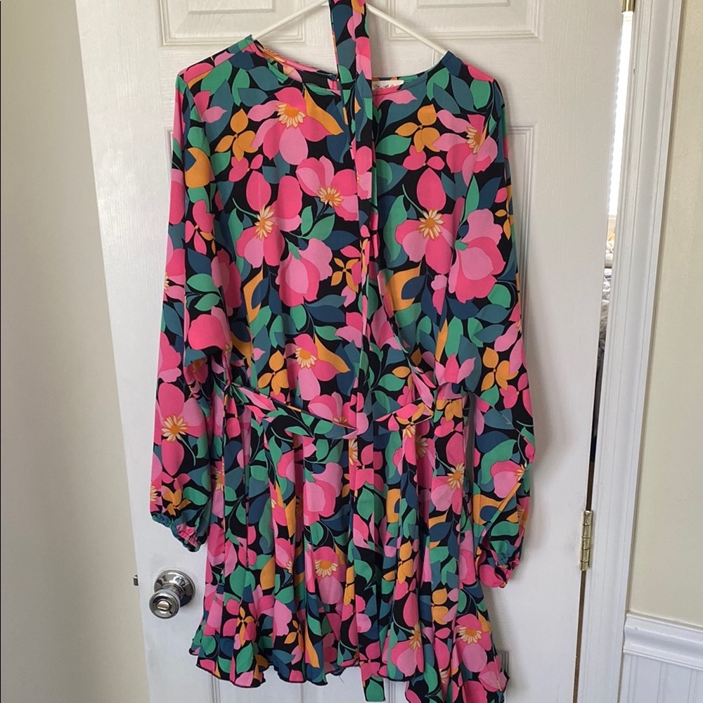 Floral Long Sleeve Dress